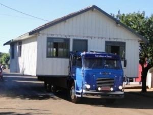 Proibido o transporte de casas
