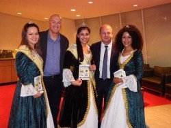 Soberanas divulgam a 24ª Festa do Peixe de Arroio do Silva