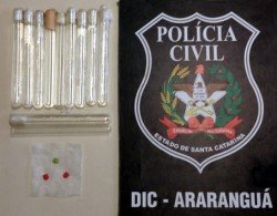 Polícia Civil prende em flagrante dois traficantes em Arroio do Silva